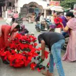 Municipal Corporation team active in organizing festive market